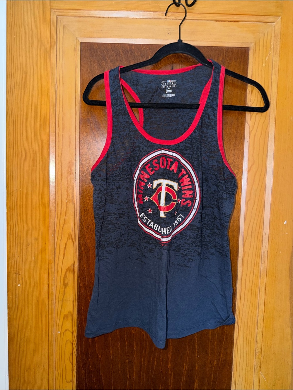 Minnesota Twins Women's Navy Tank Top